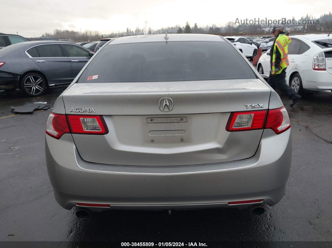 2010 Acura Tsx 2.4 Silver vin: JH4CU2F64AC028276