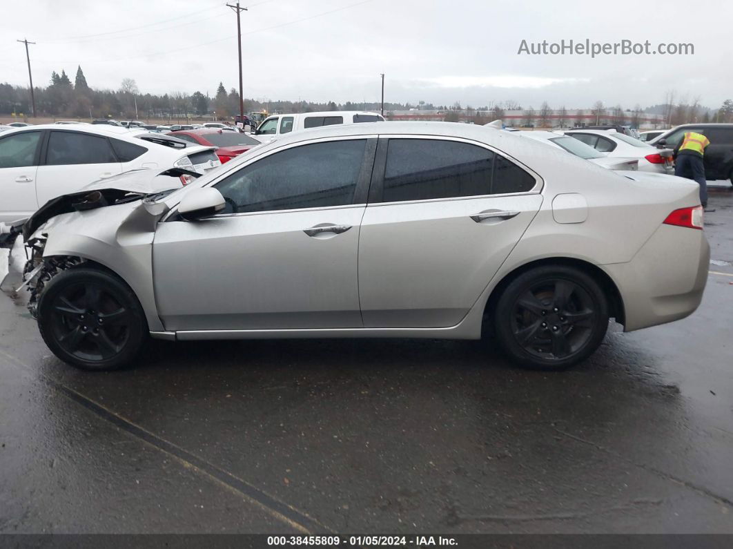 2010 Acura Tsx 2.4 Silver vin: JH4CU2F64AC028276