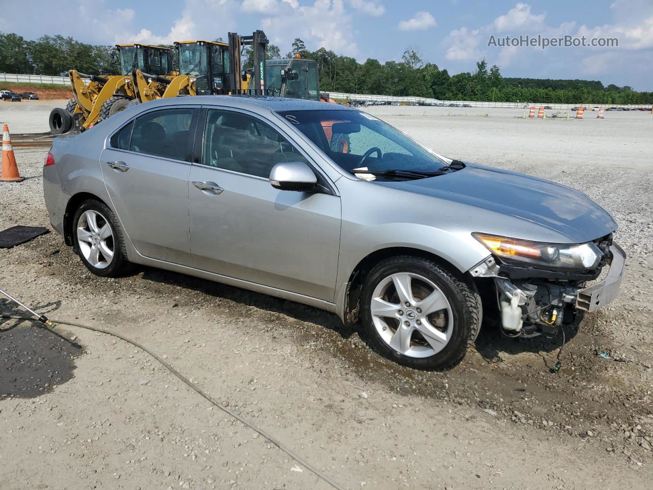 2010 Acura Tsx  Серебряный vin: JH4CU2F64AC028844