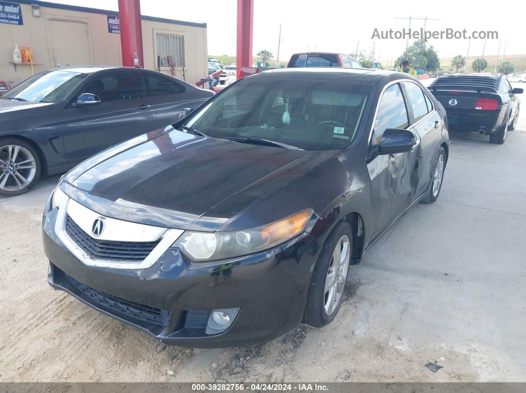 2010 Acura Tsx 2.4 Black vin: JH4CU2F65AC000406