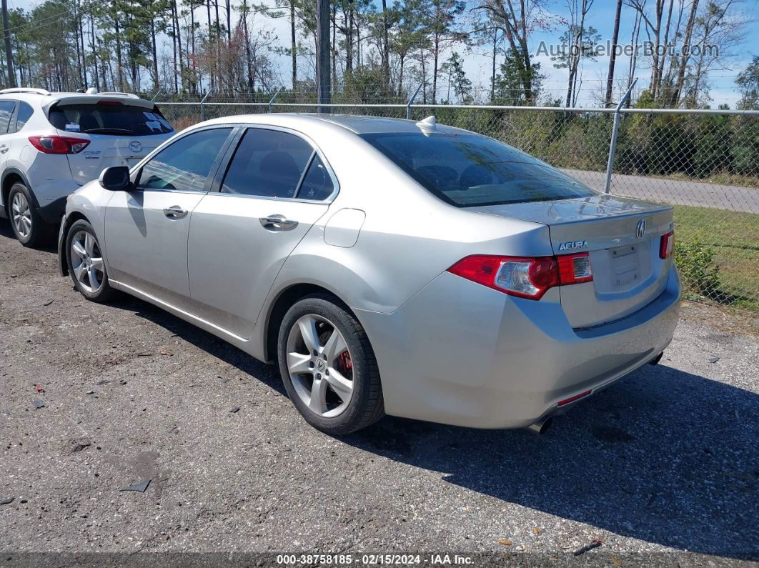 2010 Acura Tsx 2.4 Silver vin: JH4CU2F65AC001877