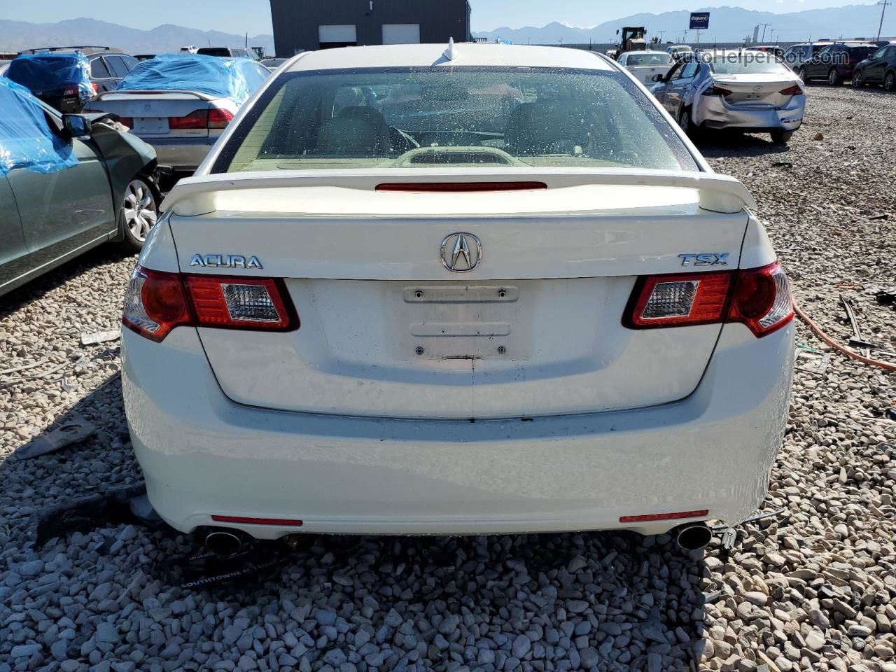 2010 Acura Tsx  White vin: JH4CU2F65AC004892