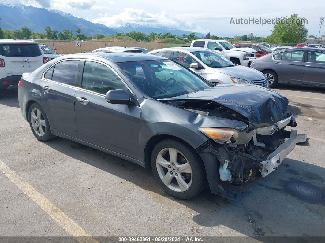 2010 Acura Tsx 2.4 Gray vin: JH4CU2F65AC006920