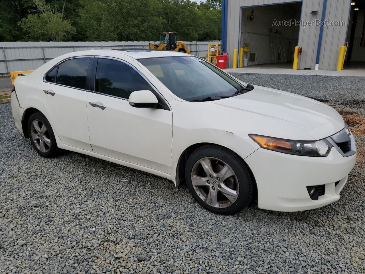 2010 Acura Tsx  Белый vin: JH4CU2F65AC011924