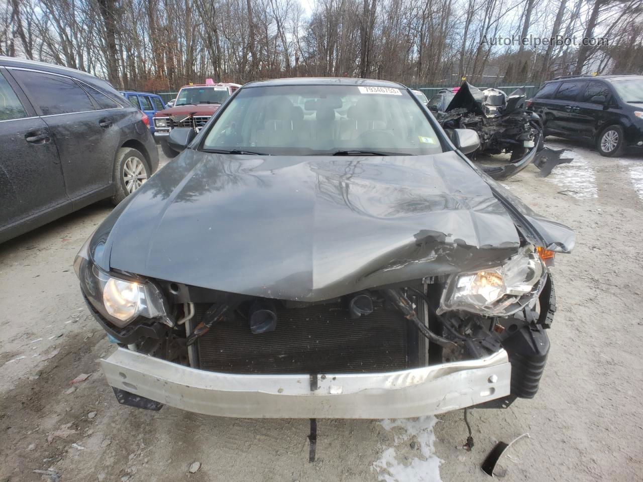 2010 Acura Tsx  Charcoal vin: JH4CU2F65AC013320