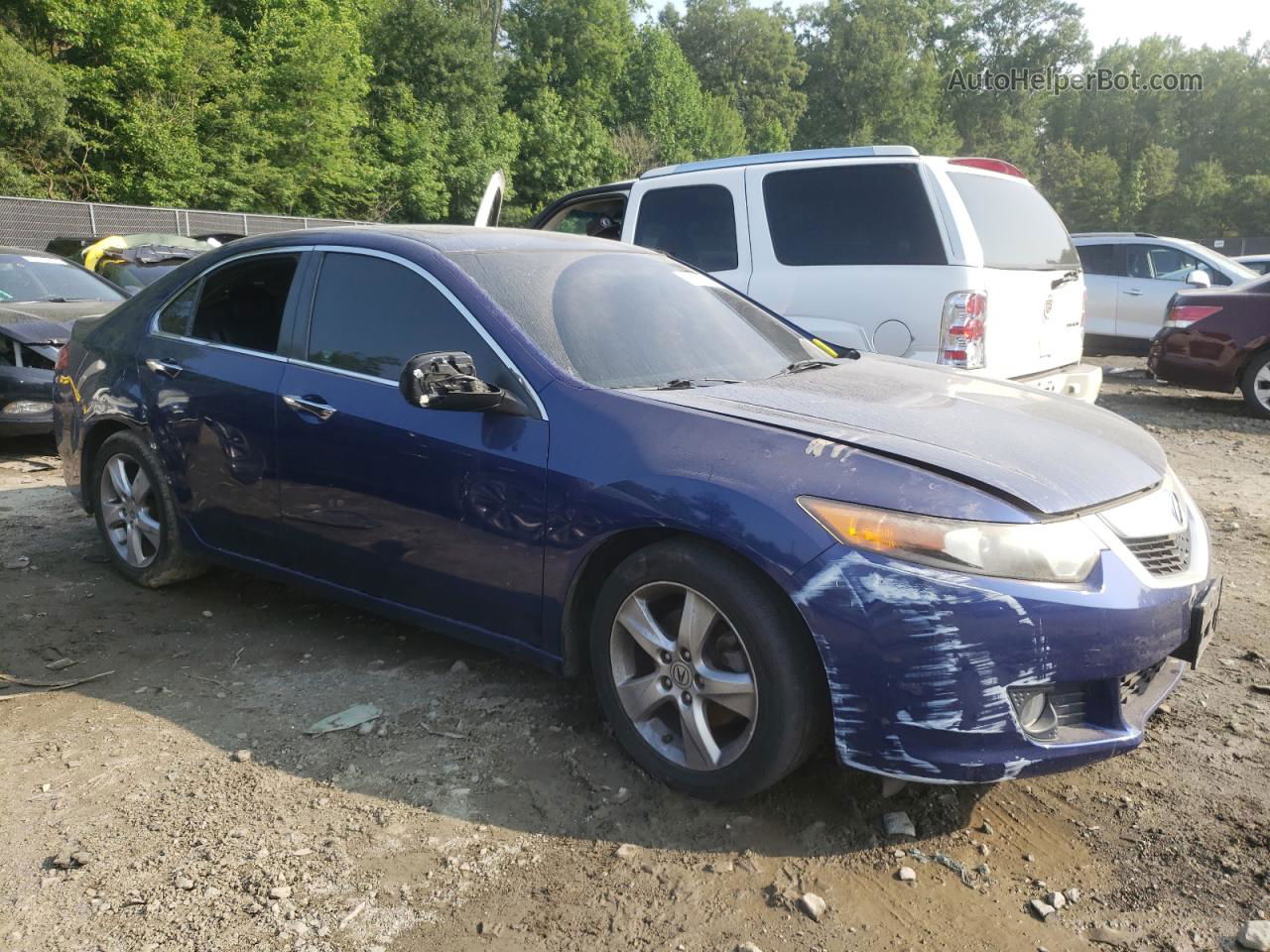 2010 Acura Tsx  Blue vin: JH4CU2F65AC015729