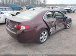 2010 Acura Tsx 2.4 Maroon vin: JH4CU2F65AC017271