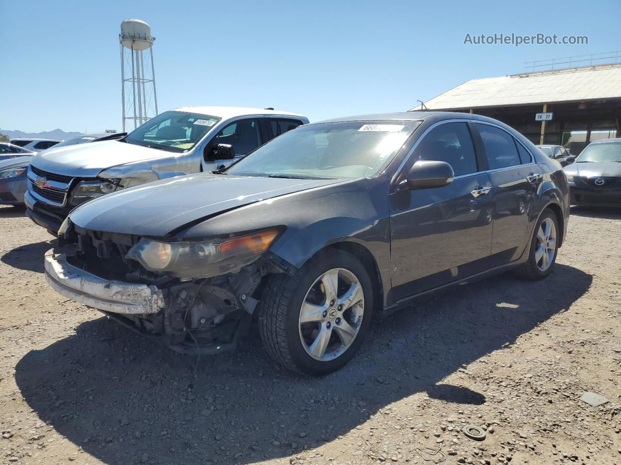 2010 Acura Tsx  Gray vin: JH4CU2F65AC021451