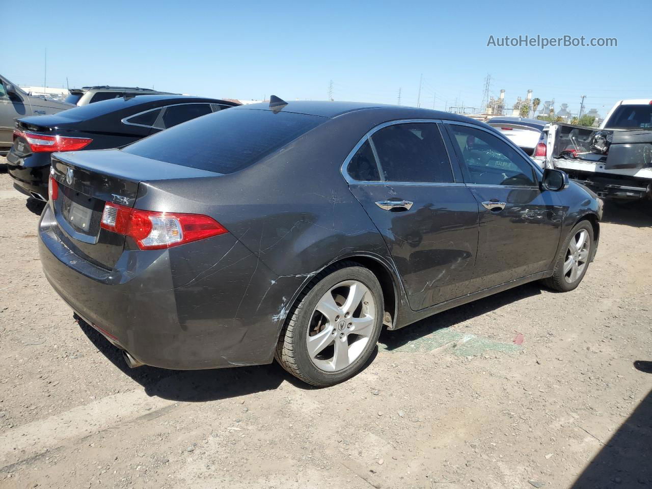 2010 Acura Tsx  Gray vin: JH4CU2F65AC021451