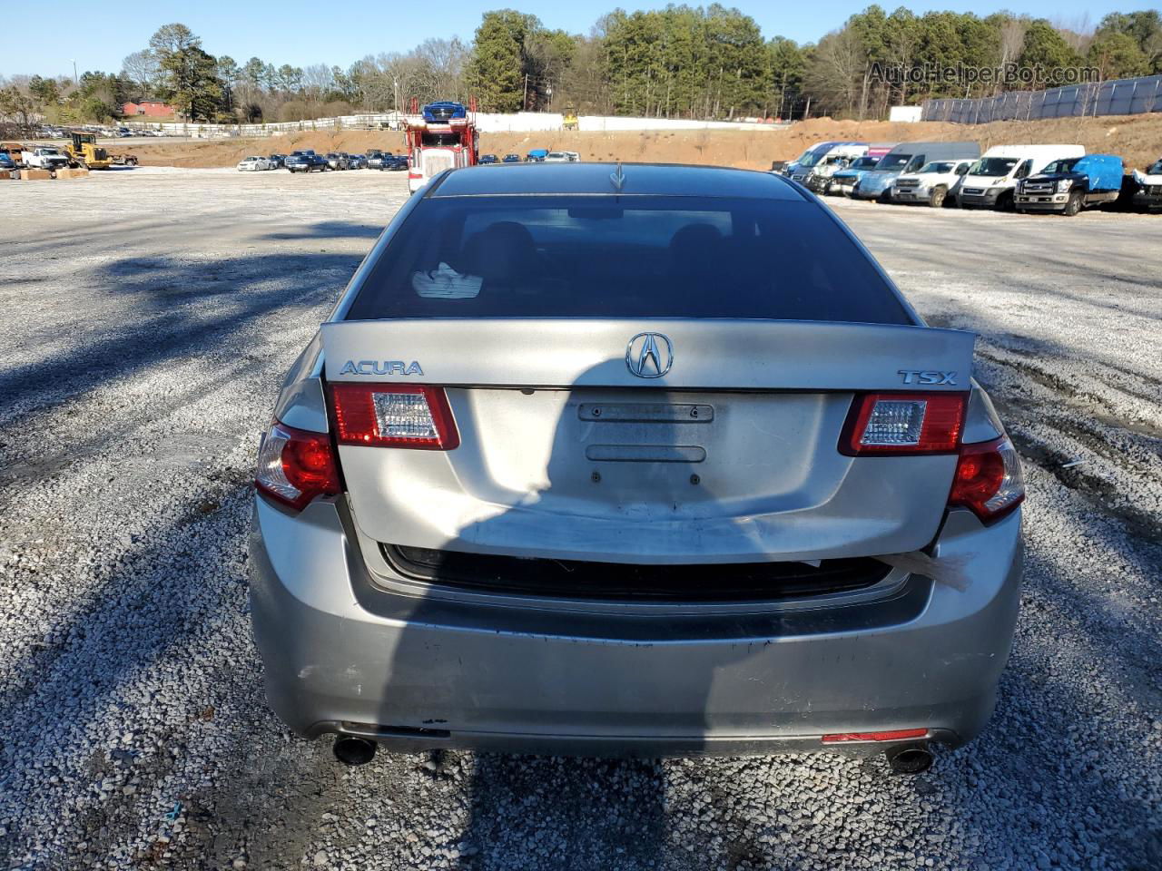 2010 Acura Tsx  Silver vin: JH4CU2F65AC029419