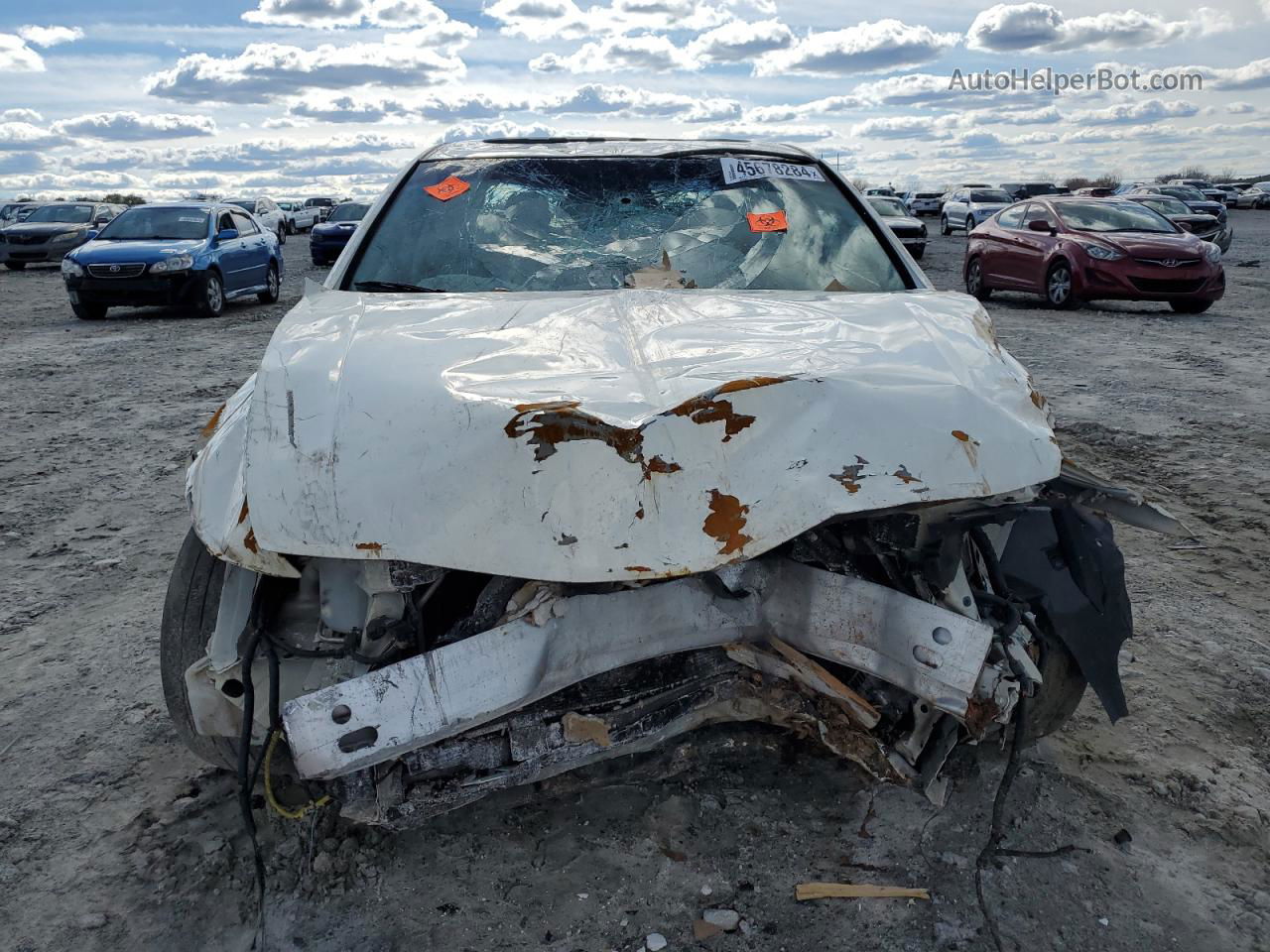 2010 Acura Tsx  White vin: JH4CU2F65AC036631