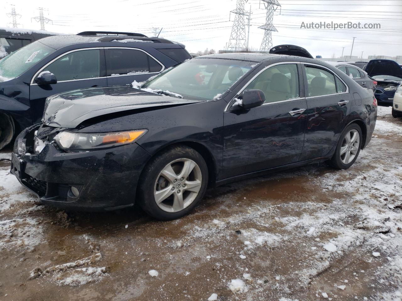 2010 Acura Tsx  Black vin: JH4CU2F65AC036841