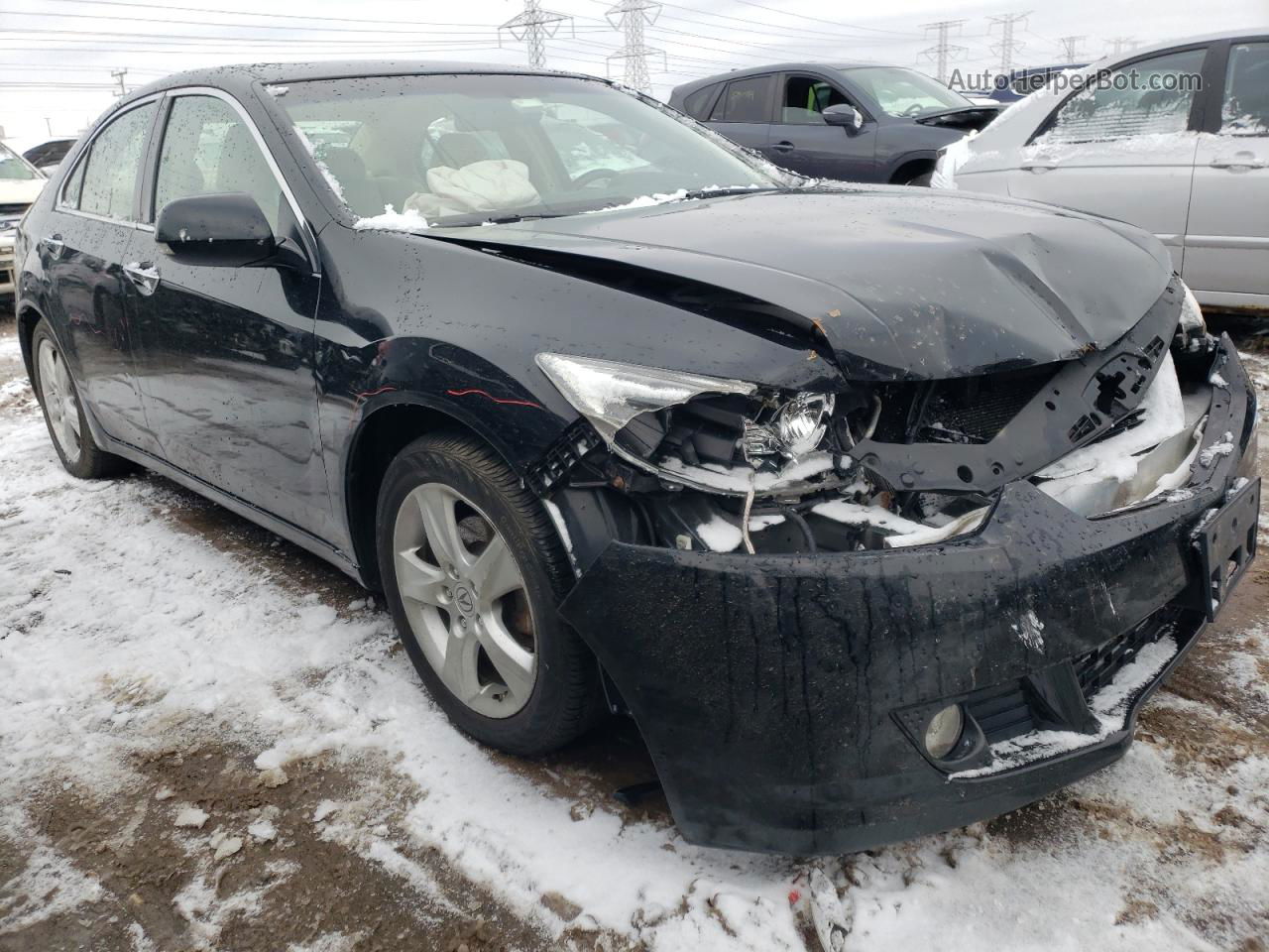 2010 Acura Tsx  Black vin: JH4CU2F65AC036841