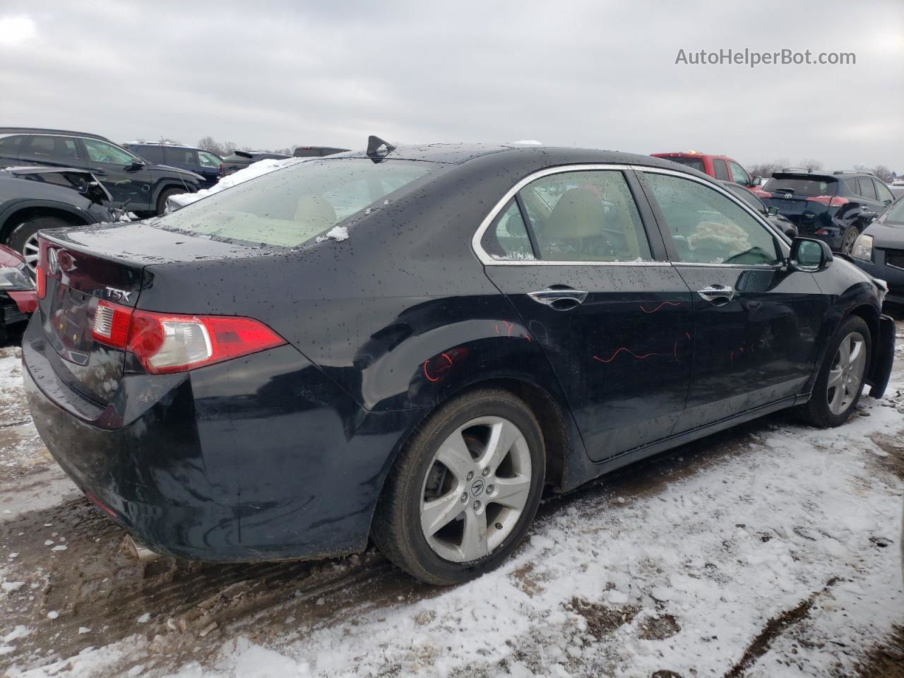 2010 Acura Tsx  Black vin: JH4CU2F65AC036841