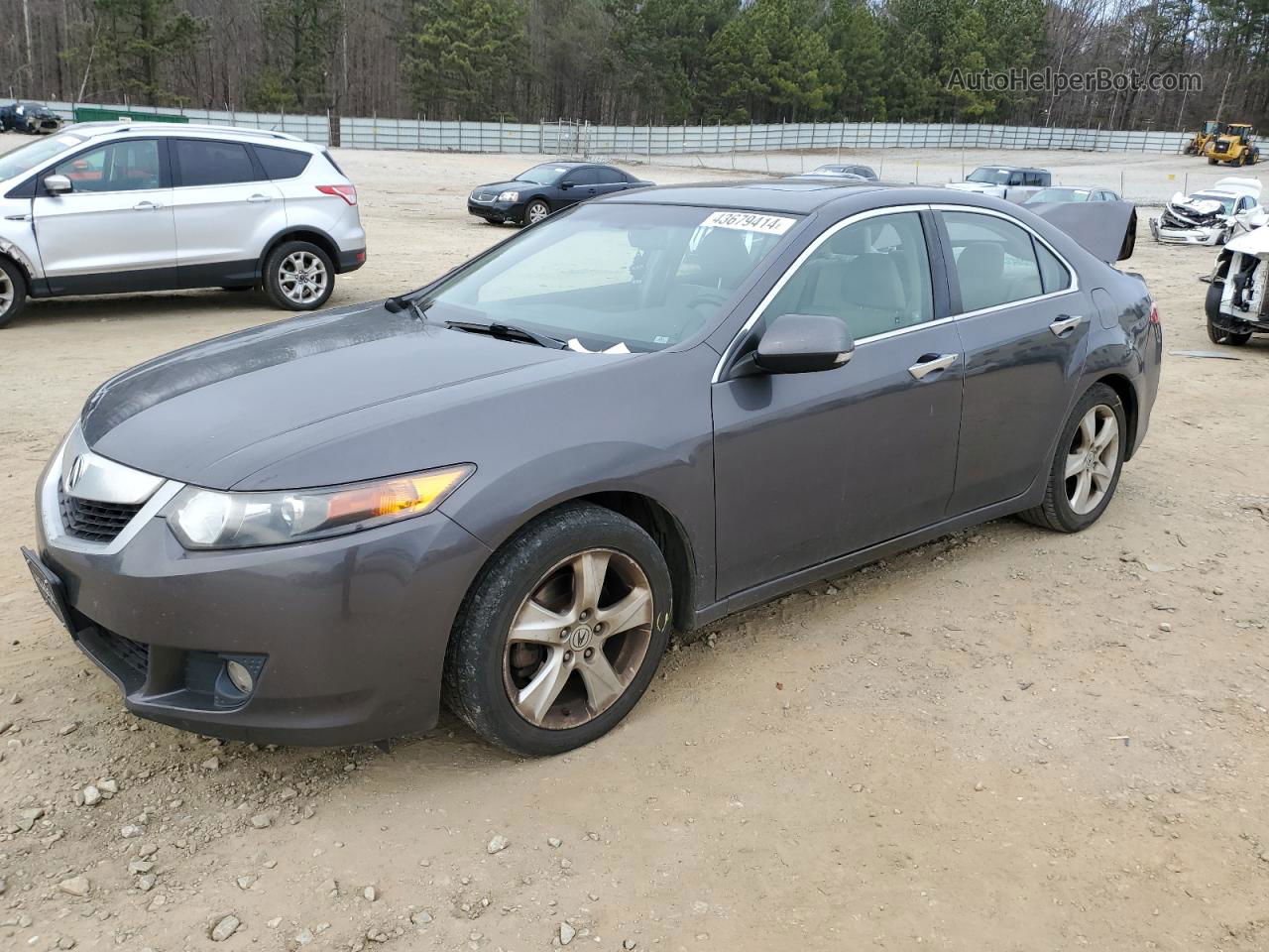 2010 Acura Tsx  Gray vin: JH4CU2F65AC039741