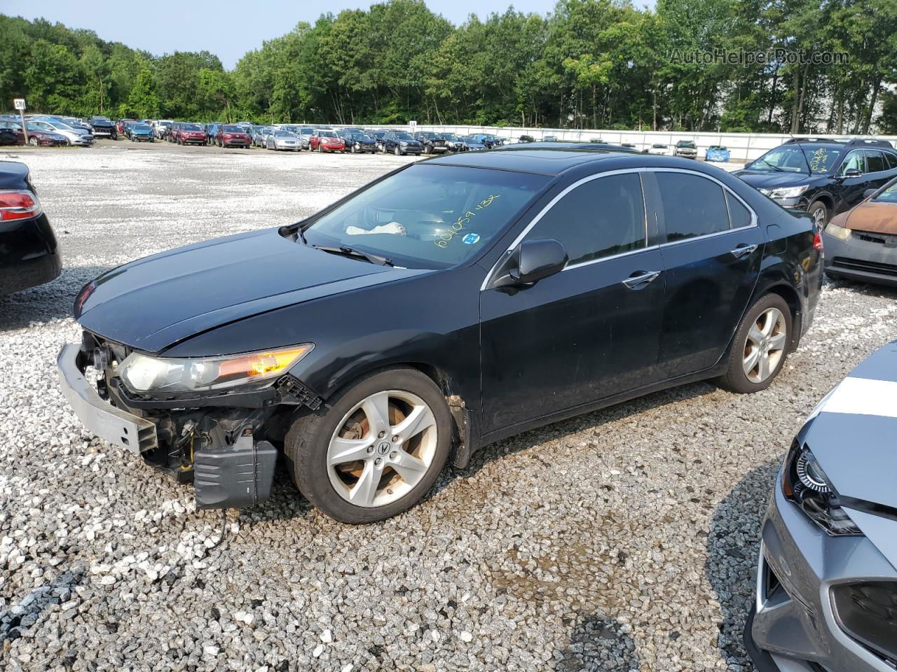 2010 Acura Tsx  Черный vin: JH4CU2F65AC040078