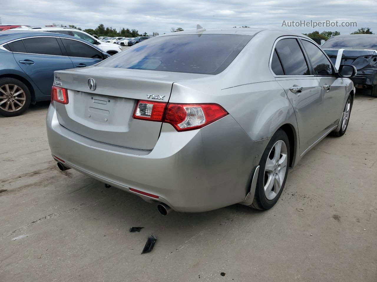 2010 Acura Tsx  Silver vin: JH4CU2F65AC041571