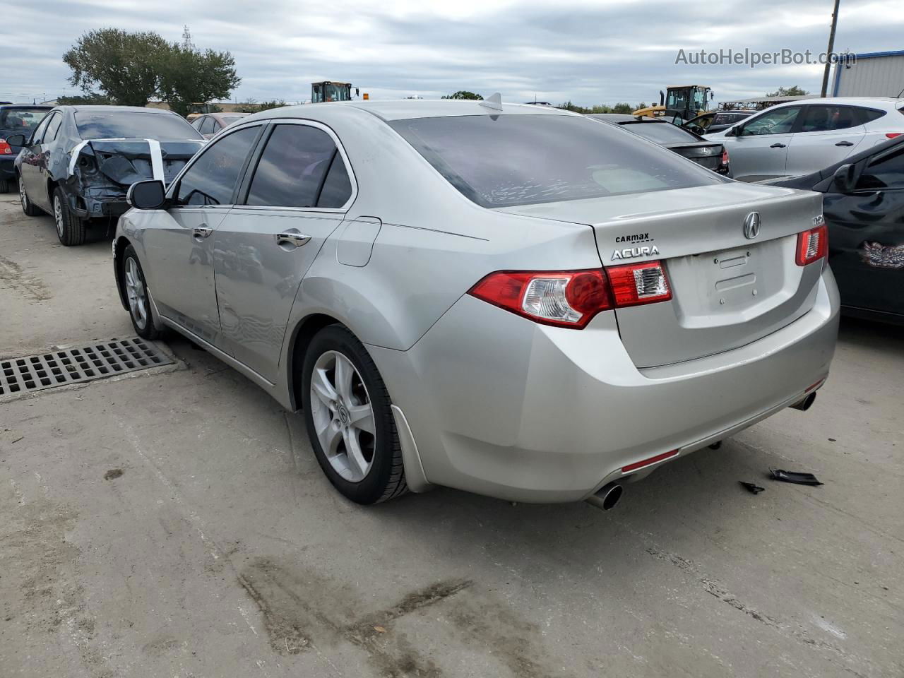 2010 Acura Tsx  Silver vin: JH4CU2F65AC041571