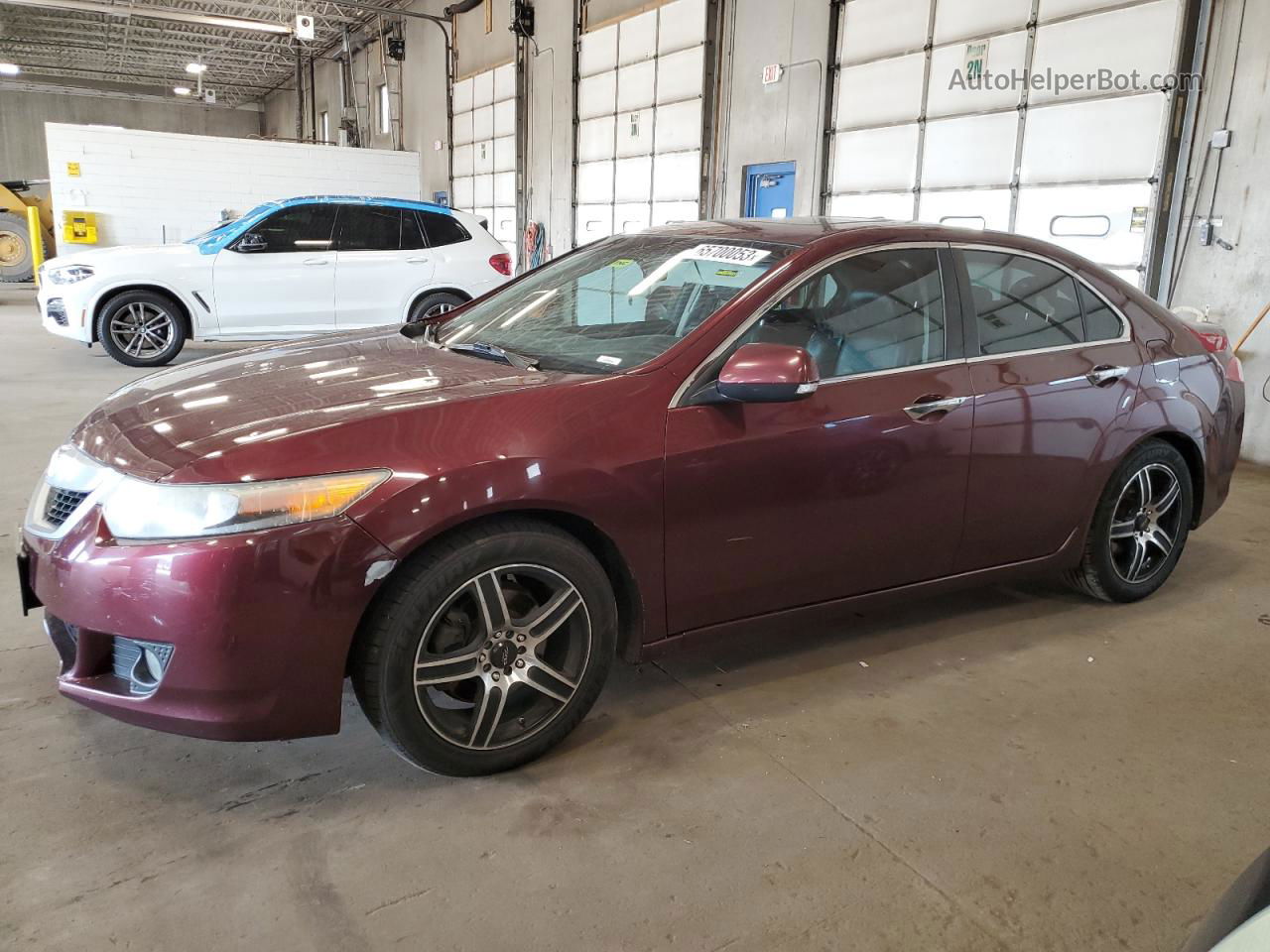 2010 Acura Tsx  Burgundy vin: JH4CU2F65AC043305