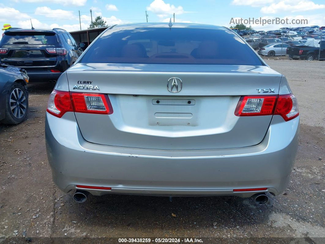 2010 Acura Tsx 2.4 Silver vin: JH4CU2F66AC001886