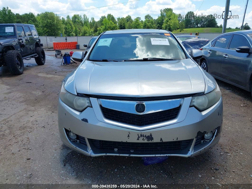 2010 Acura Tsx 2.4 Silver vin: JH4CU2F66AC001886