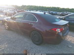 2010 Acura Tsx 2.4 Burgundy vin: JH4CU2F66AC007977