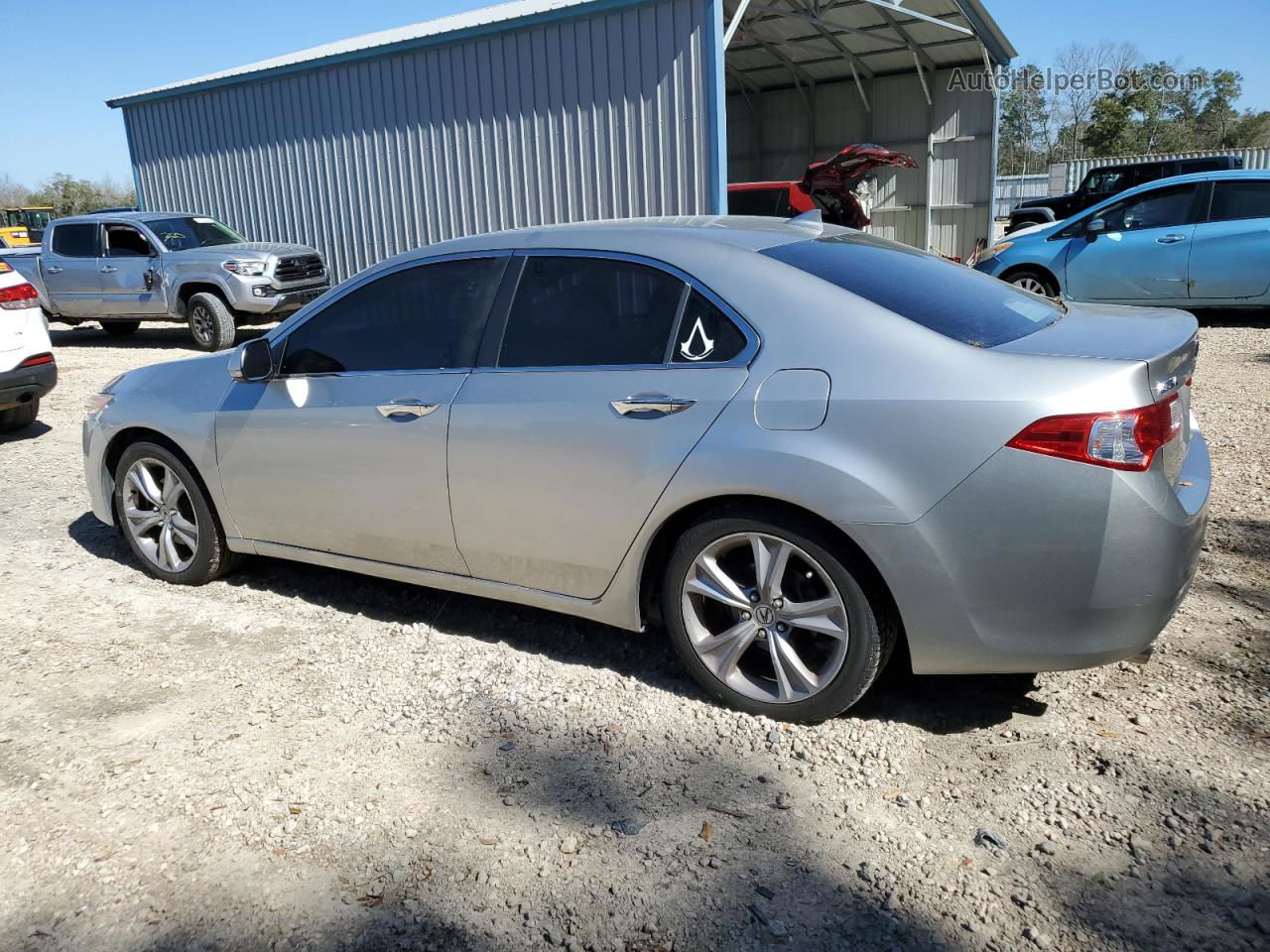 2010 Acura Tsx  Silver vin: JH4CU2F66AC012841