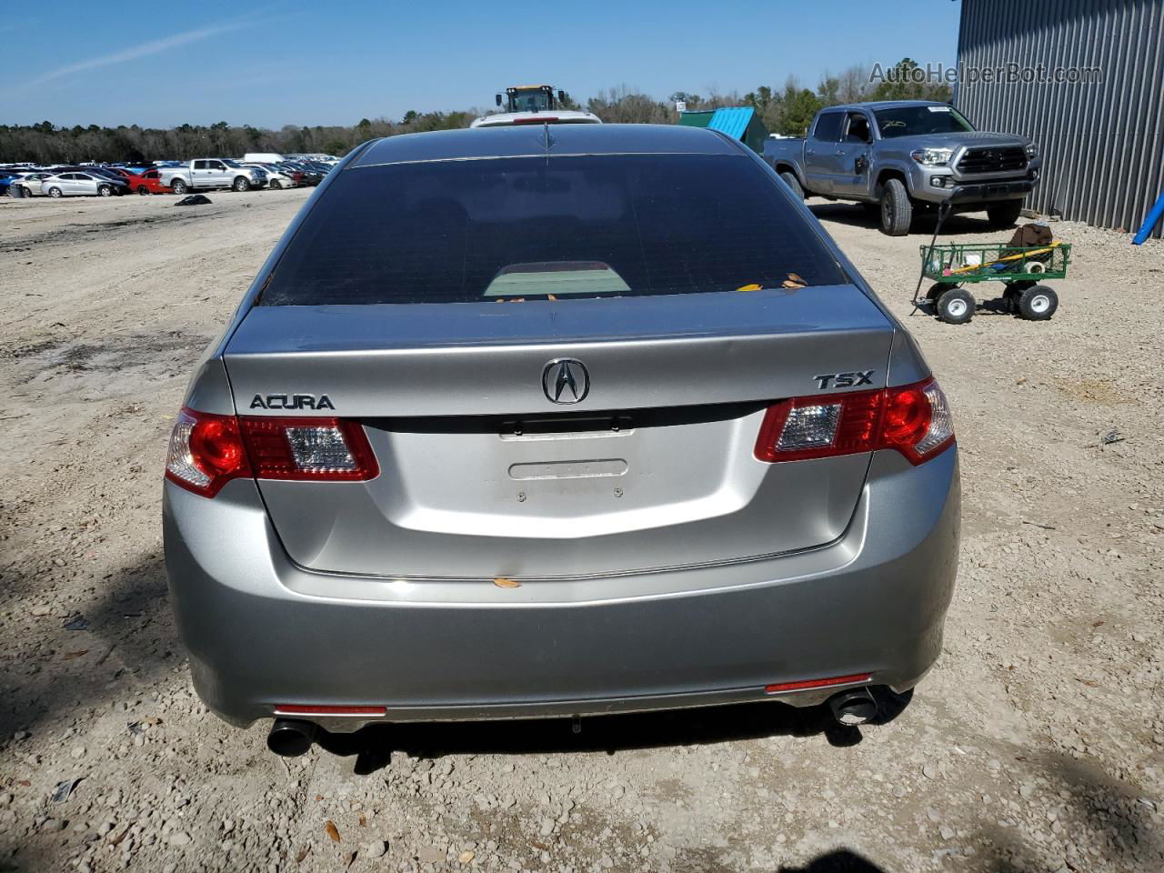 2010 Acura Tsx  Silver vin: JH4CU2F66AC012841