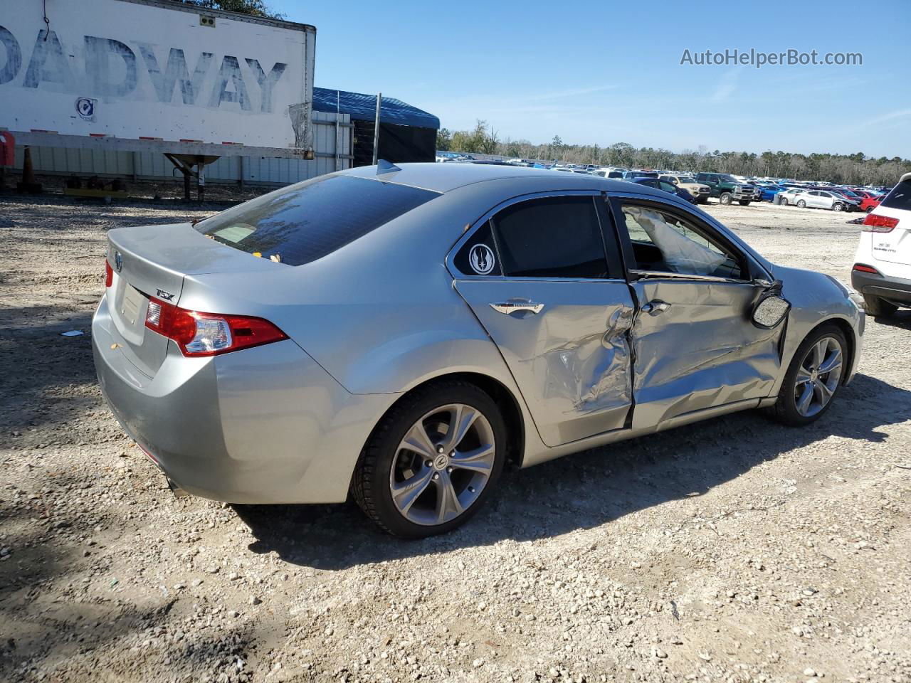 2010 Acura Tsx  Silver vin: JH4CU2F66AC012841