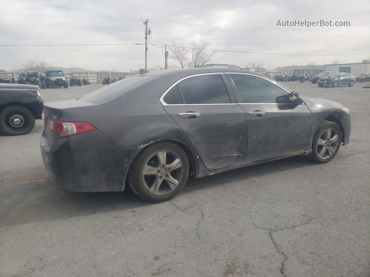 2010 Acura Tsx  Gray vin: JH4CU2F66AC037593