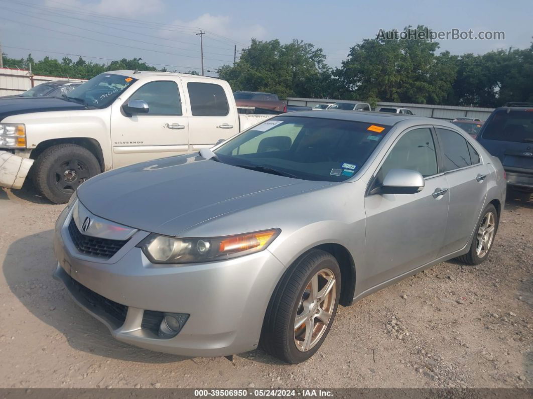 2010 Acura Tsx 2.4 Silver vin: JH4CU2F67AC000701