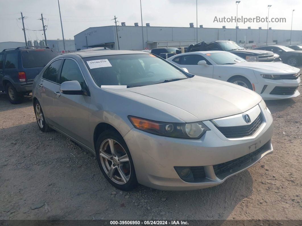 2010 Acura Tsx 2.4 Silver vin: JH4CU2F67AC000701