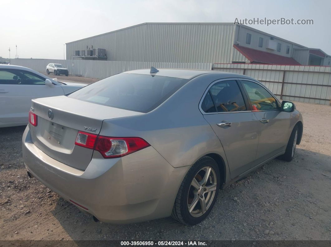 2010 Acura Tsx 2.4 Silver vin: JH4CU2F67AC000701