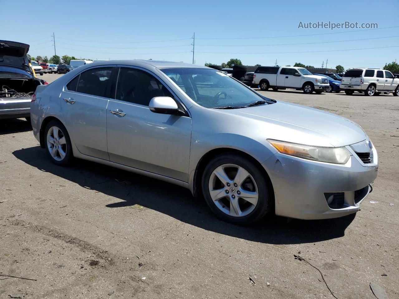 2010 Acura Tsx  Серебряный vin: JH4CU2F67AC021807