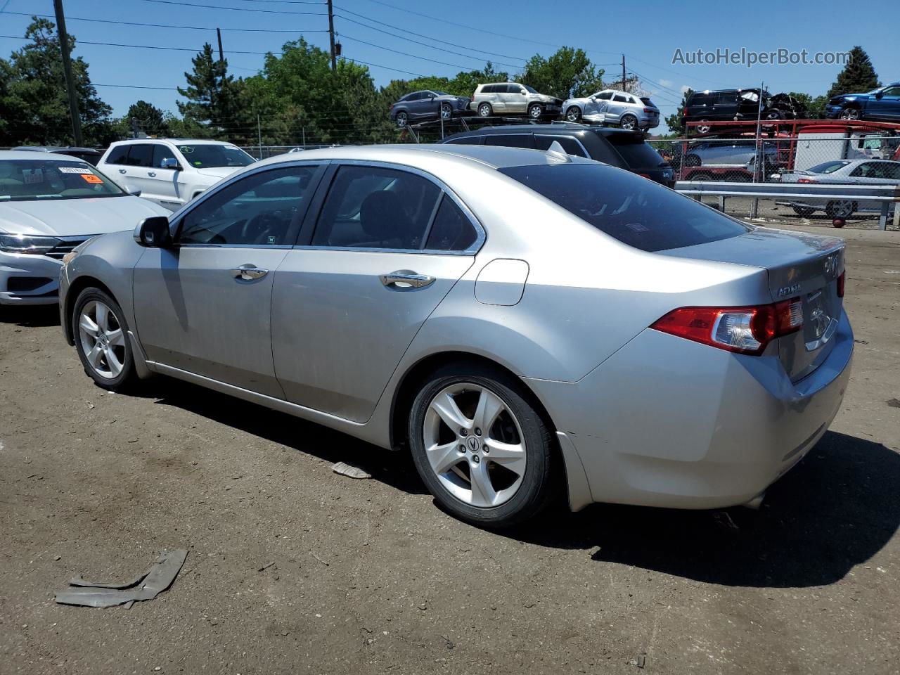 2010 Acura Tsx  Серебряный vin: JH4CU2F67AC021807