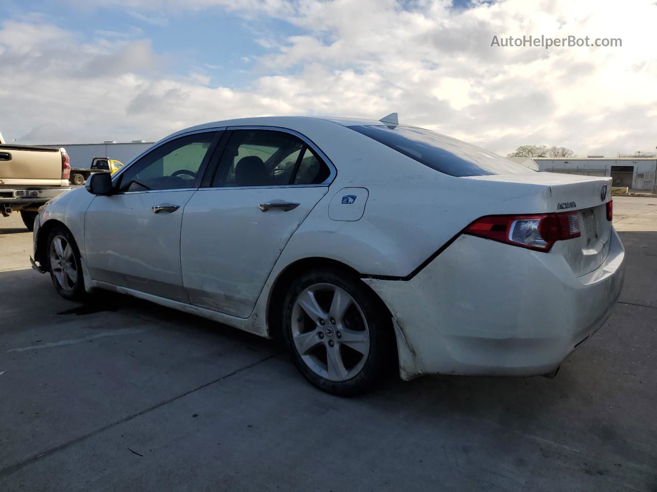 2010 Acura Tsx  Белый vin: JH4CU2F67AC023508