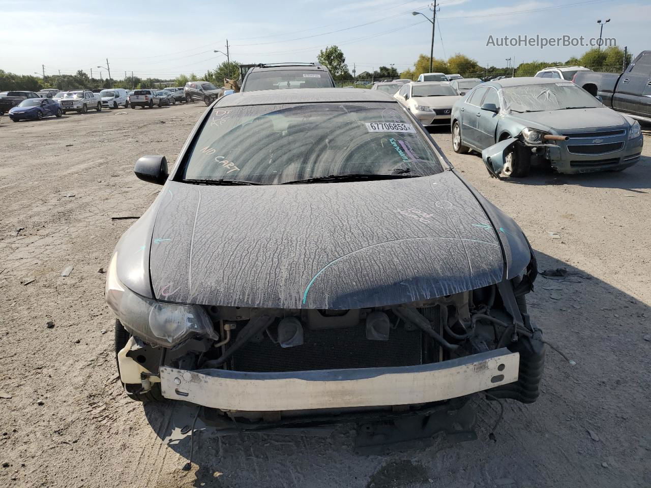 2010 Acura Tsx  Charcoal vin: JH4CU2F67AC039711