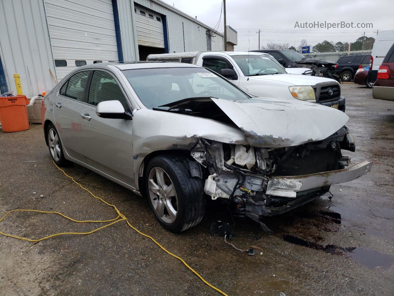 2010 Acura Tsx  Silver vin: JH4CU2F68AC003770