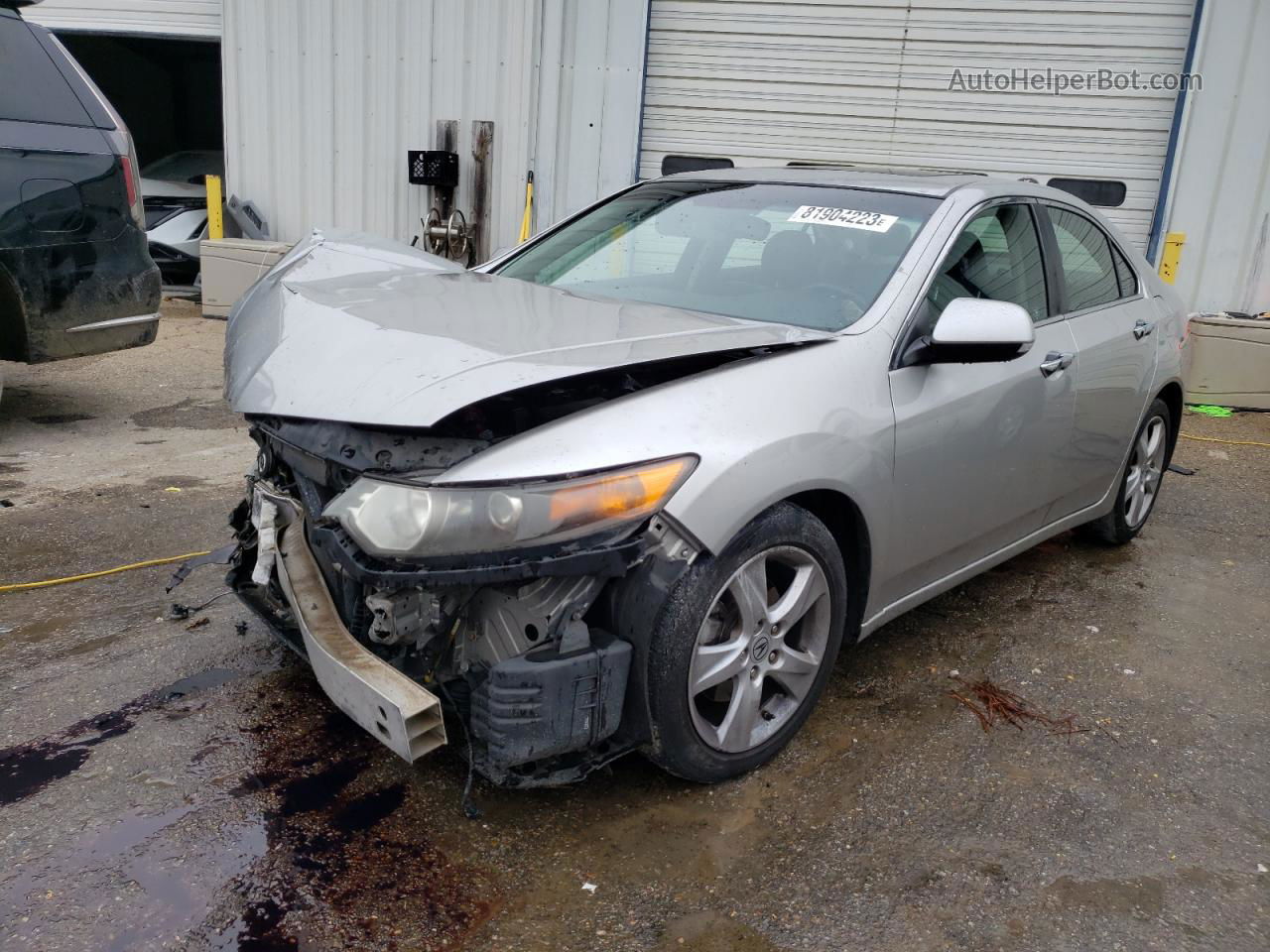 2010 Acura Tsx  Silver vin: JH4CU2F68AC003770