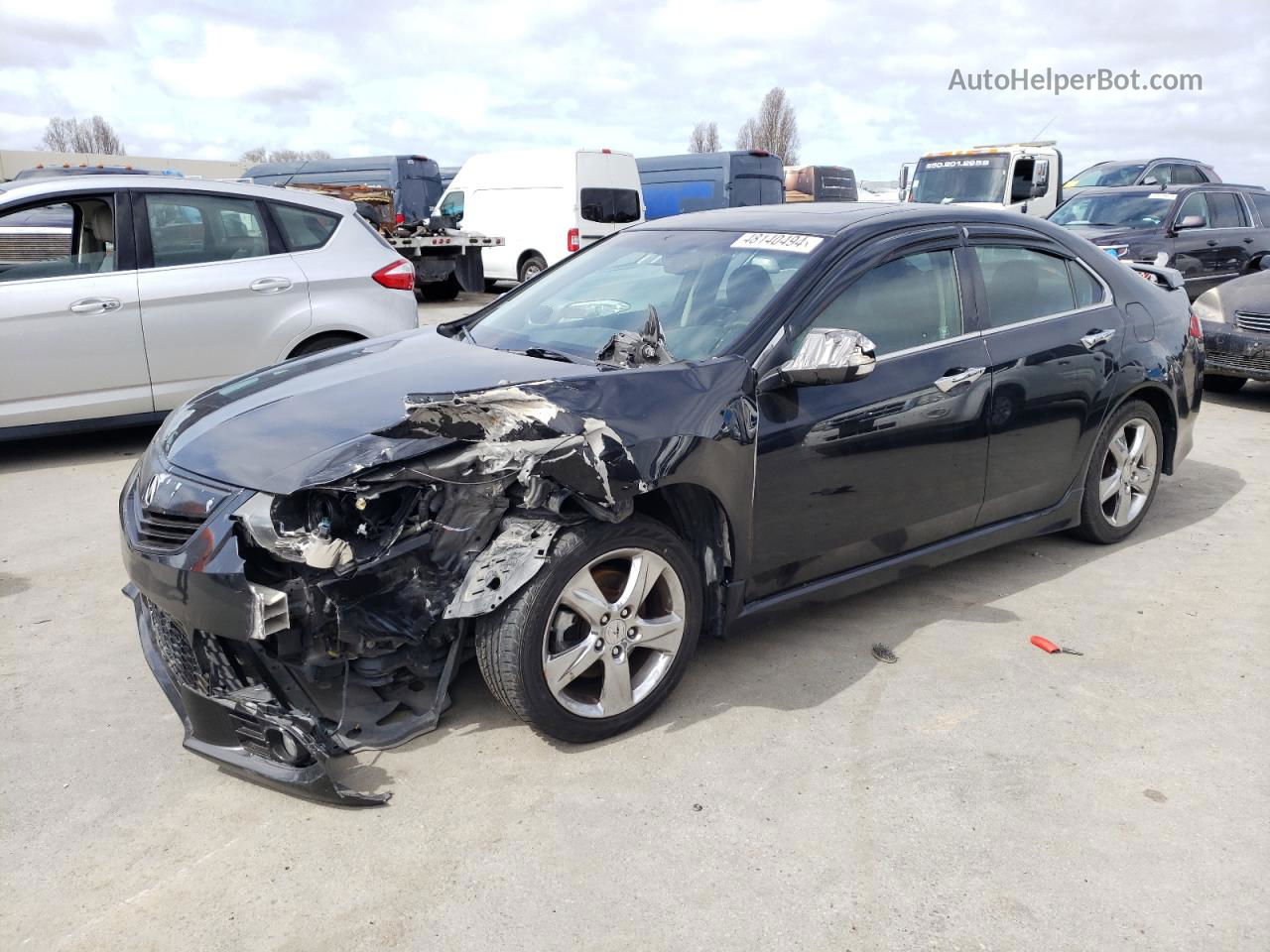 2010 Acura Tsx  Black vin: JH4CU2F68AC010007