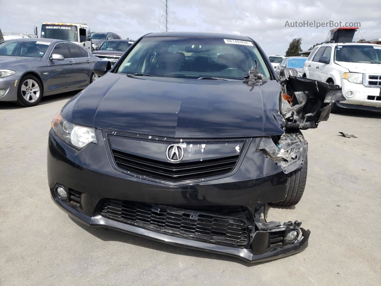 2010 Acura Tsx  Черный vin: JH4CU2F68AC010007