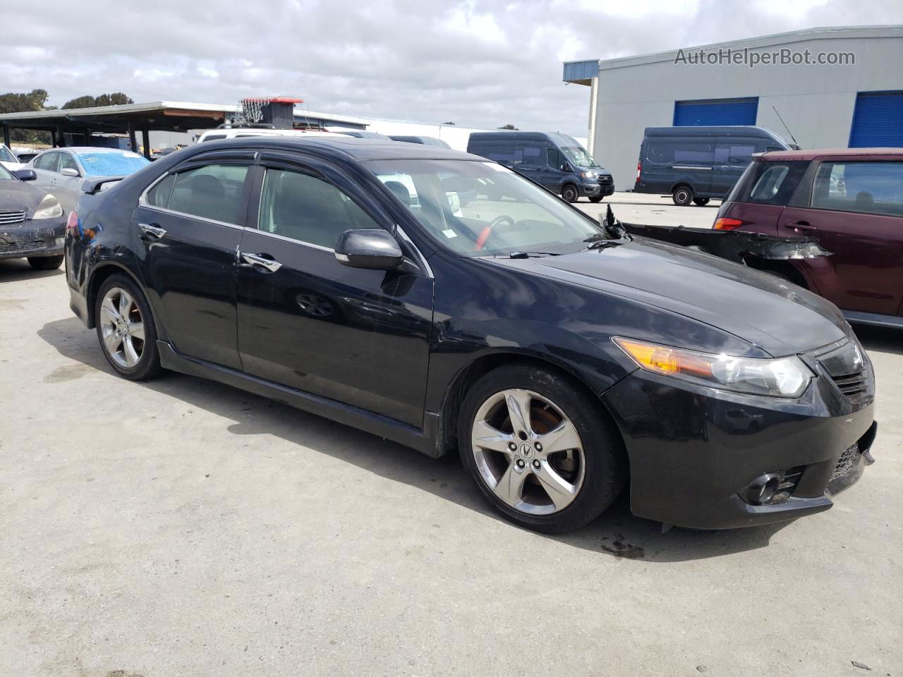 2010 Acura Tsx  Черный vin: JH4CU2F68AC010007