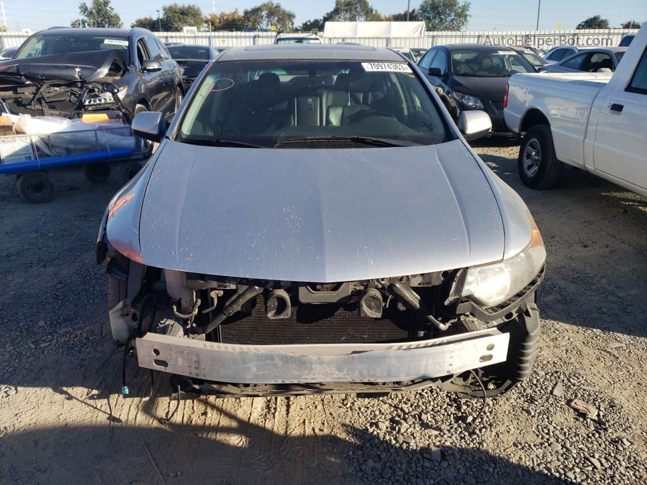 2010 Acura Tsx  Silver vin: JH4CU2F68AC012565