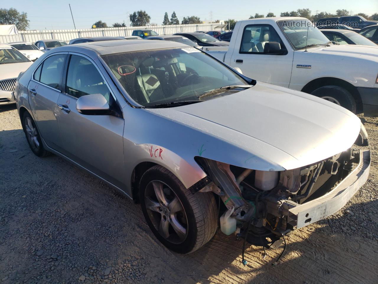 2010 Acura Tsx  Silver vin: JH4CU2F68AC012565