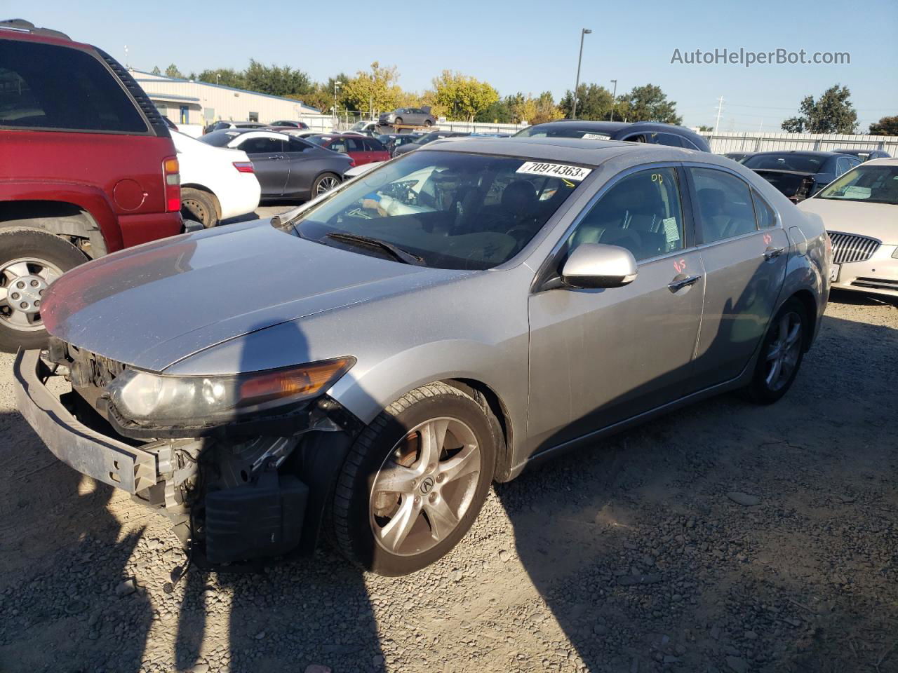 2010 Acura Tsx  Silver vin: JH4CU2F68AC012565