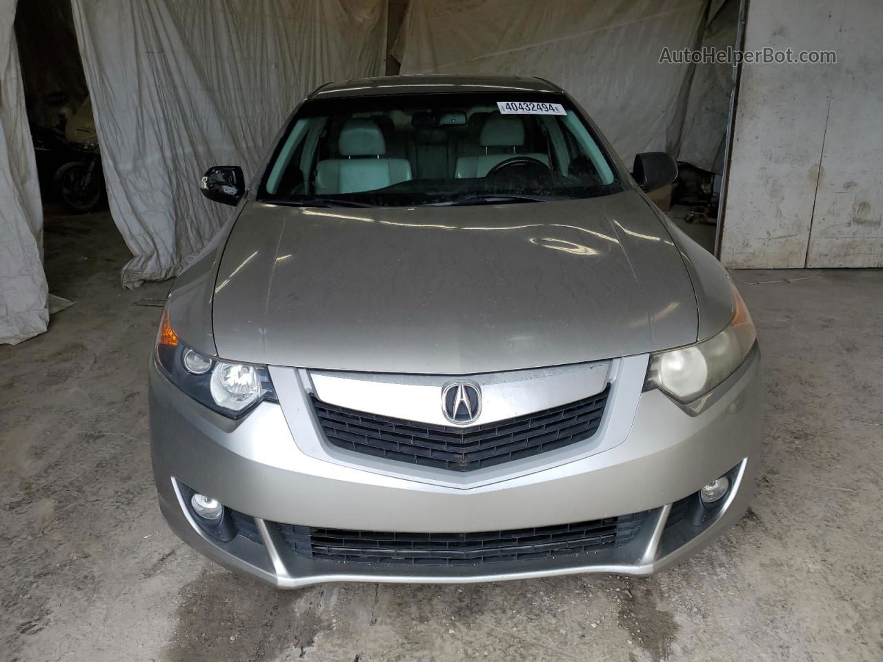 2010 Acura Tsx  Beige vin: JH4CU2F68AC012646