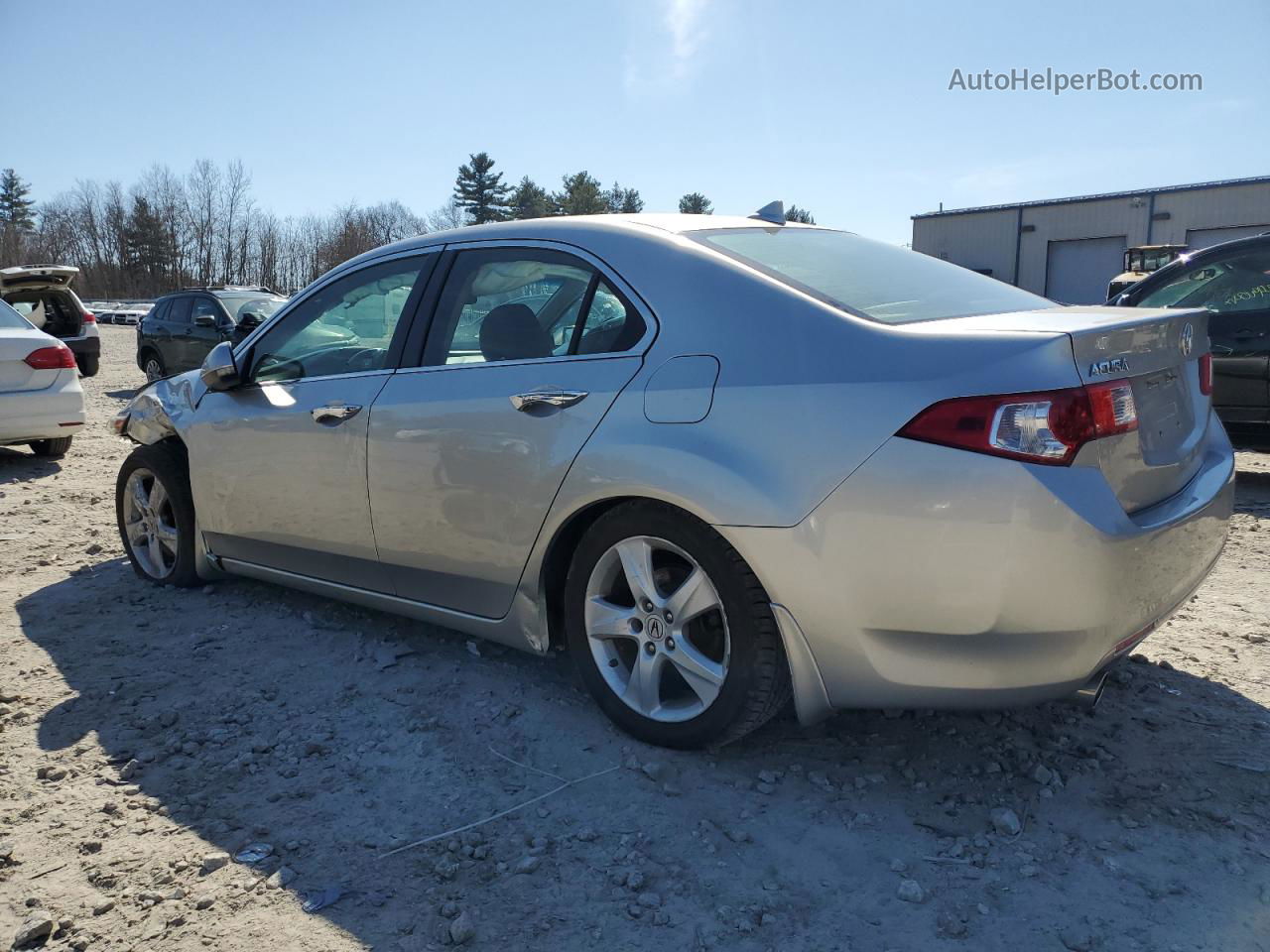 2010 Acura Tsx  Silver vin: JH4CU2F68AC014798