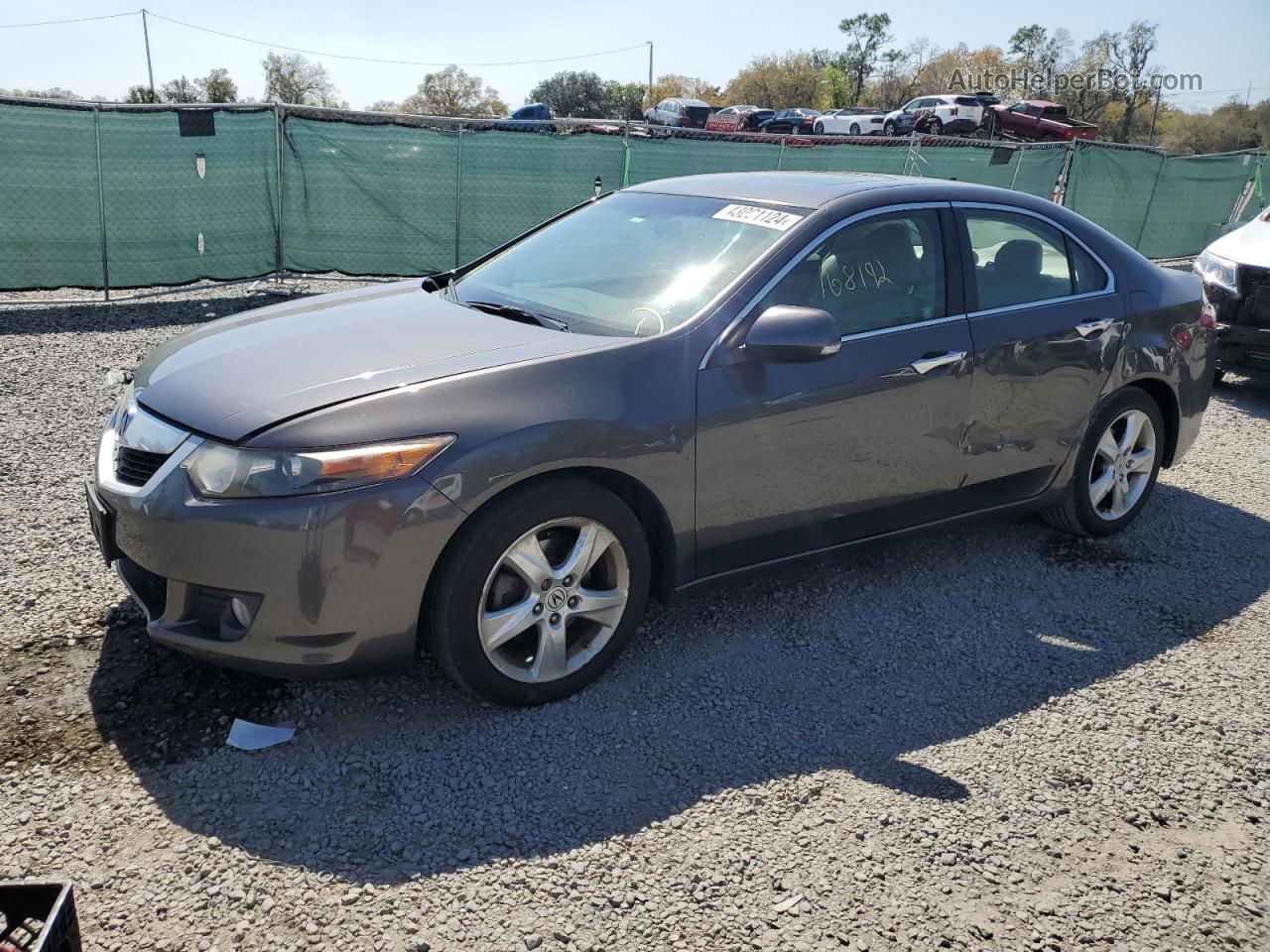 2010 Acura Tsx  Charcoal vin: JH4CU2F68AC016342