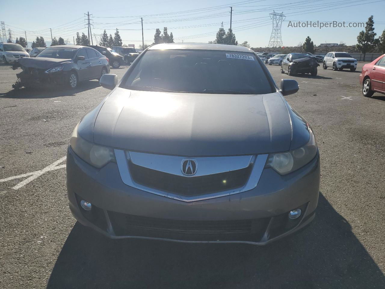 2010 Acura Tsx  Gray vin: JH4CU2F68AC017703