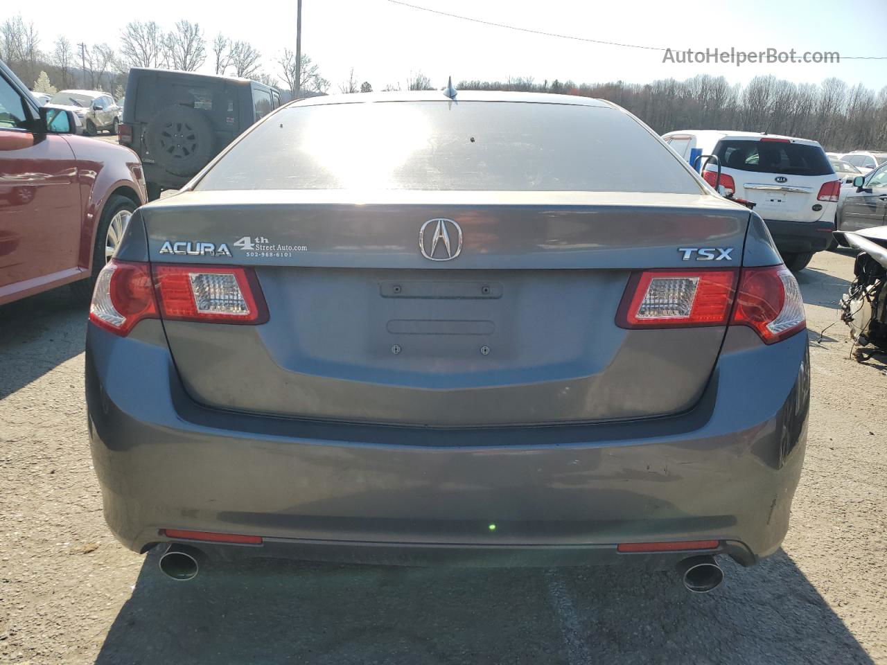 2010 Acura Tsx  Gray vin: JH4CU2F68AC023873